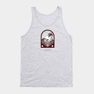 Surfing in the beach Tank Top